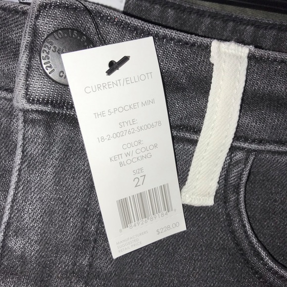 NWT Current/Elliott 5 Pocket Mini Skirt - Picture 7 of 7